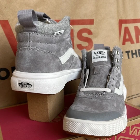 Vans Ultrarange Hi MTE Wool Frost Gray sneakers WMNS boots - Picture 10 of 16